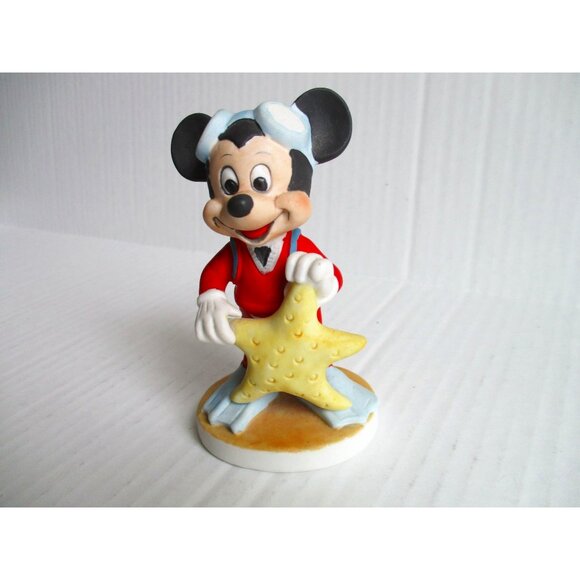 *Vintage Walt Disney Productions Mickey Mouse Scuba Diver Ceramic Figurine - Picture 1 of 7